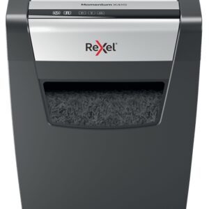 Rexel Momentum X410 Destructora de Papel Manual Corte Confeti - Destruye hasta 10 Hojas - 23L