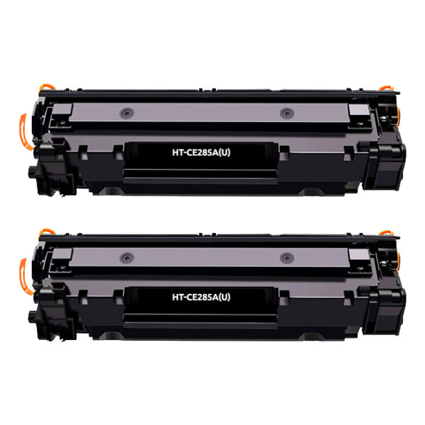 HP CE285A/CE278A/CB435A/CB436A Negro Pack de 2 Toner Compatibles - Reemplaza 85A/78A/35A/36A