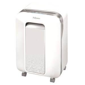 Fellowes LX201 Destructora de Papel Manual Microcorte - Destruye hasta 12 Hojas - 22L - Color Blanco