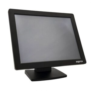 Approx APPMT15W4 Monitor Tactil LED 15" para TPV 1024 x 768 - Respuesta 5ms - Angulo de Vision H 160º V 140º - USB, VGA - VESA 75x75mm