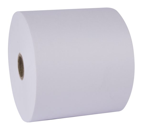 Apli Papel Termico Rollo - 57x55x12mm - Alta Calidad y Durabilidad - Compatible con Impresoras Termicas - Blanco