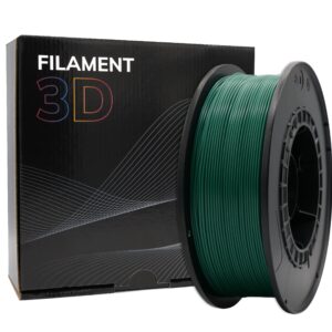 Filamento 3D PLA - Diametro 1.75mm - Bobina 1kg - Color Verde Oscuro