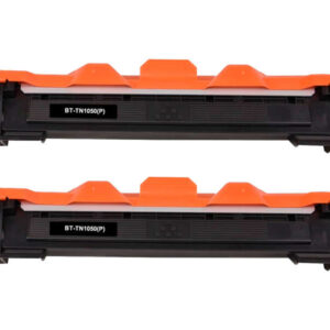 Pack de 2 Toner Compatibles Brother TN1050 Negro